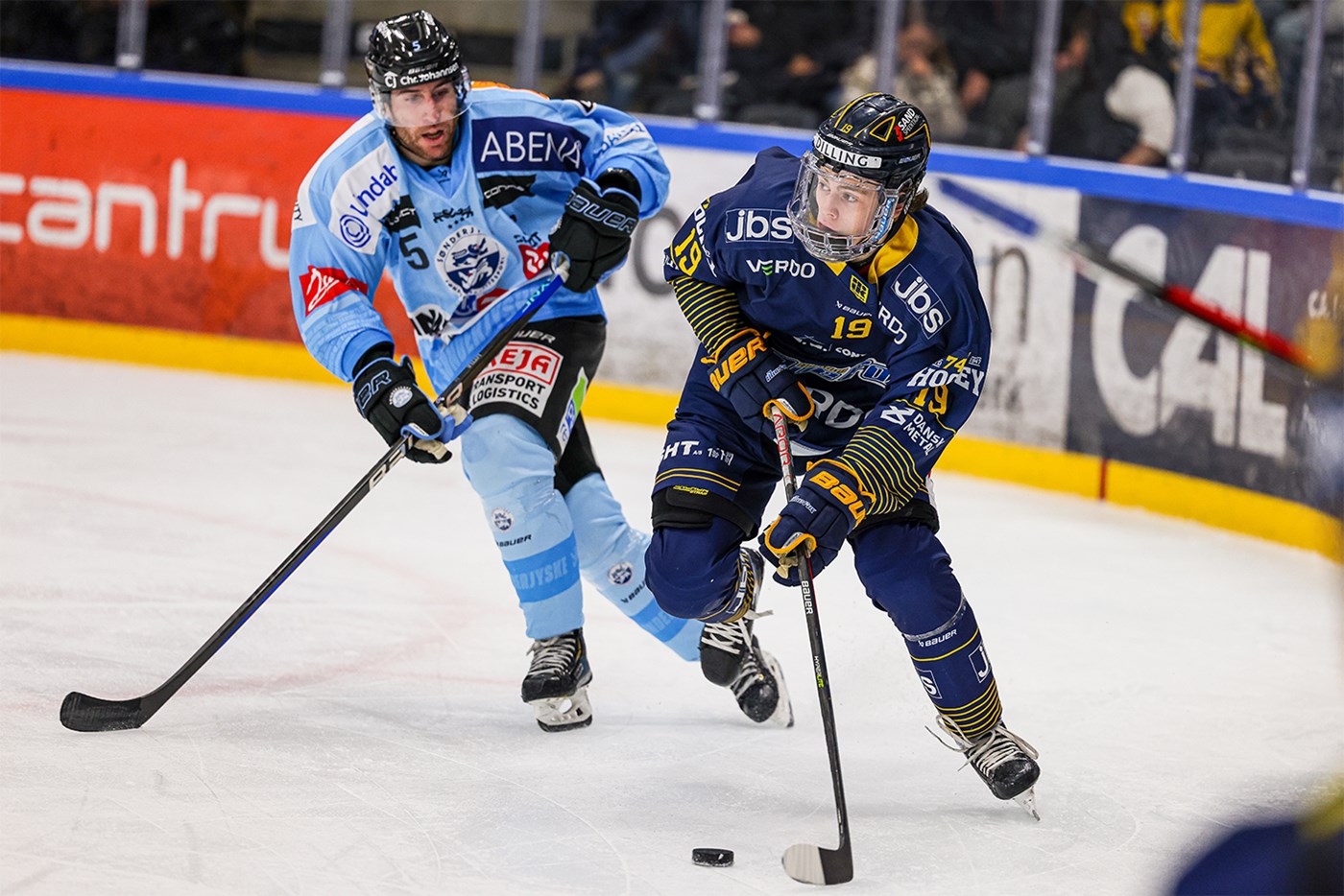Fanion Hockey Sur Glace - Herning Ishockey Klub Danemark - Occasion